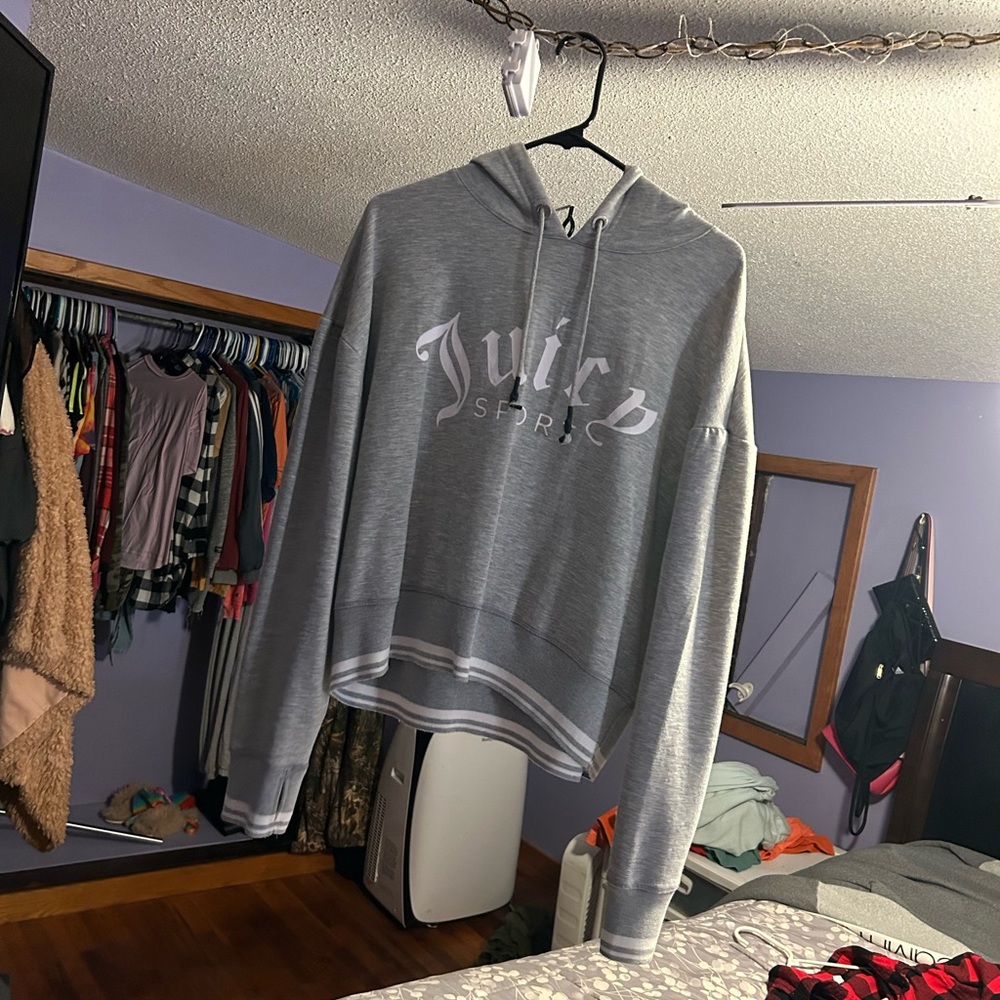Juicy couture crop top hoodie